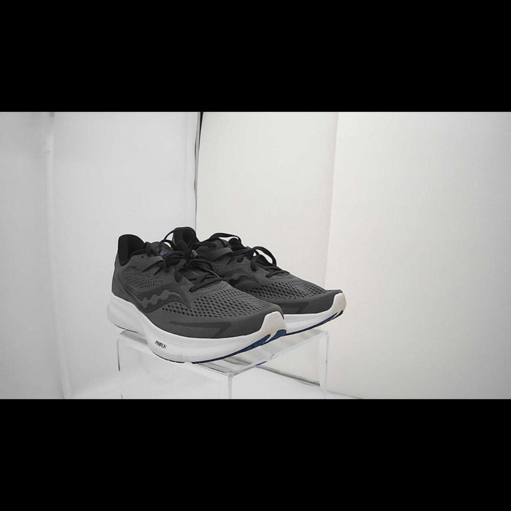 Saucony Men's Ride 15 Running Shoe, Charcoal/Shade, 11.5